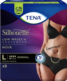 Tena Silhouette Noir Pants Plus Schutzhose Größe L, 9 Stück