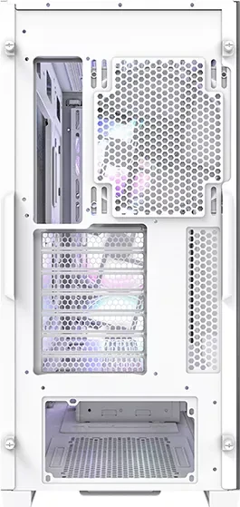 Montech Air 903 Max White, weiß, Glasfenster