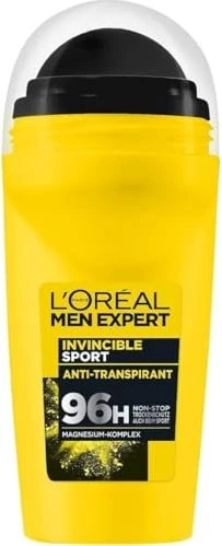 L'Oréal Men Expert Invincible Sport 96h Deodorant Roll-On, 50ml
