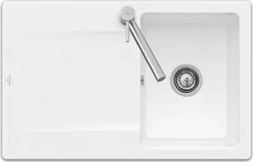 Villeroy & Boch Siluet 800x510mm Einbau Becken reversibel stone white
