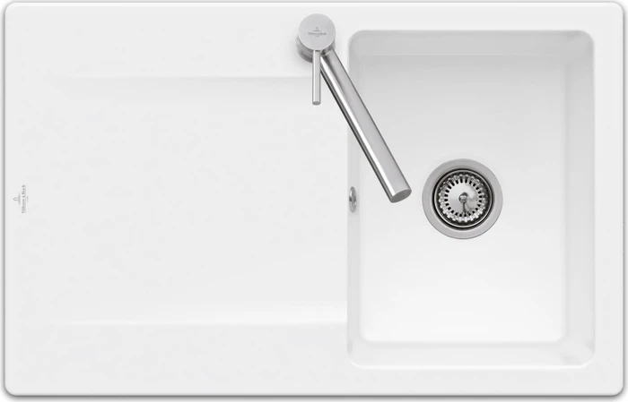 Villeroy & Boch Siluet 800x510mm Einbau Becken reversibel stone white