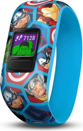 Garmin vivofit jr. 2 Marvel Avengers Aktivitäts-Tracker elastisch