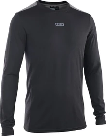 ION MTB Base Merino Trikot langarm schwarz (Herren)