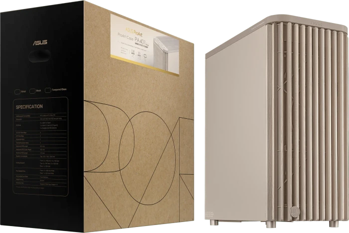 ASUS ProArt PA401 Wood Edition, beige, Metal Panel