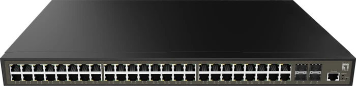 LevelOne GEL Rackmount Gigabit Managed Switch, 48x RJ-45, 4x SFP+