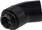 Alphacool HF Winkeladapter 45° G1/4", deep black Vorschaubild