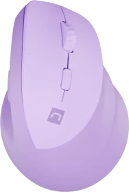 Natec Crake 2 Vertical Wireless Mouse Pure Lavender, USB/Bluetooth (NMY-2258)
