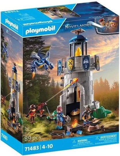 playmobil Novelmore Ritterturm mit Schmied und Drache