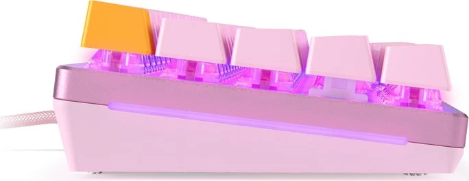 Glorious GMMK 2 Compact, 65%, rosa, LEDs RGB, Glorious Fox Linear, USB, DE