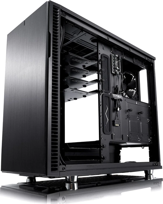 Fractal Design Define R6 Blackout TG, Glasfenster, schallgedämmt