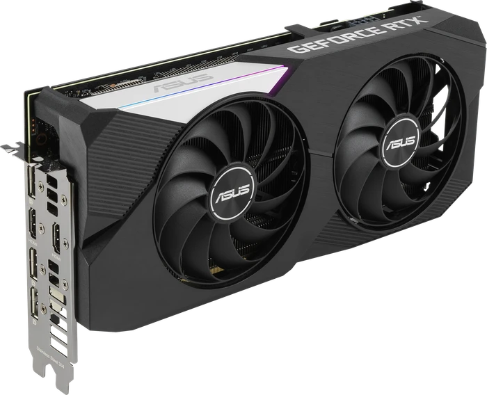 ASUS Dual GeForce RTX 3060 Ti OC V2 (LHR), DUAL-RTX3060TI-O8G-V2, 8GB GDDR6, 2x HDMI, 3x DP