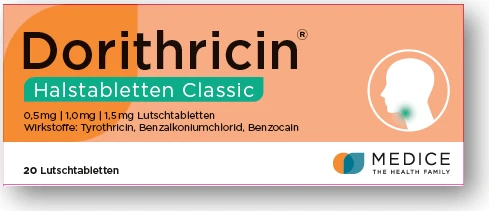 Dorithricin Waldbeere Halstabletten, 20 Stück