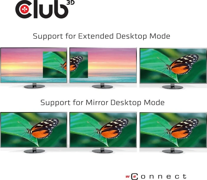 Club 3D Triple Display Dynamic PD Charging Dock 100W, USB-C 3.0 [Buchse]
