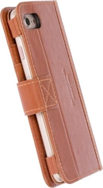 Krusell Sigtuna FolioWallet für Apple iPhone 7 cognac-braun