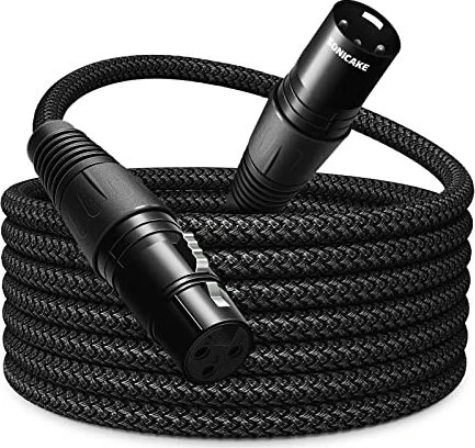 Sonicake Mikrofonkabel XLR male auf XLR female, 3.0m