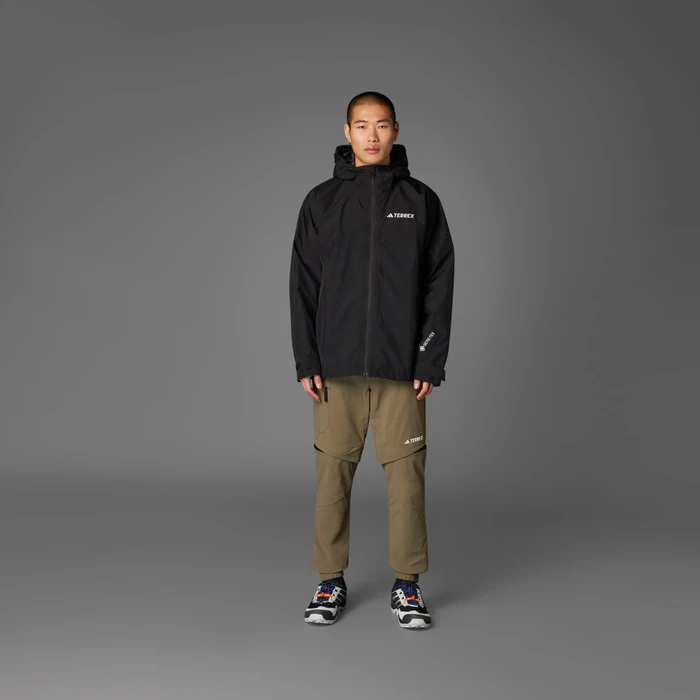 adidas Terrex Xperior 2L Gore-Tex Performance Funktionsjacke schwarz (Herren) (JD8344) – Bild 9