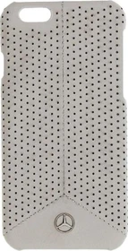 Mercedes-Benz Hard Cover Leather Perforated für Apple iPhone 6/6s grau