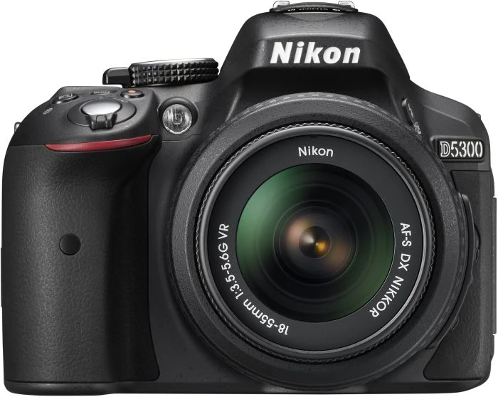 Nikon D5300 schwarz mit Objektiv AF-S DX 18-55mm 3.5-5.6 G VR