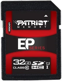 Patriot EP R50/W35 32GB, UHS-I, Class 10