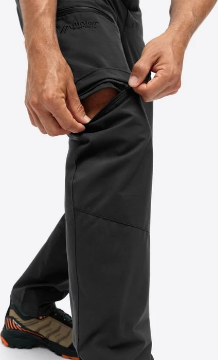 Maier Sports Tajo Loop Zip-Off Hose lang schwarz (Herren)