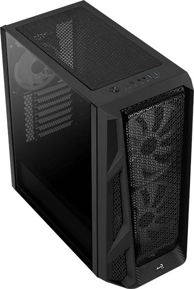 AeroCool AirHawk Duo ARGB, Glasfenster