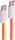 shiverpeaks USB-C Kabel, USB 2.0, 480Mb/s, 240W PD, USB-C Stecker auf USB-C Stecker, orange, 2.5m (BS14-22257)