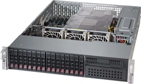 Supermicro SuperChassis 213BAC8-R1K23LPB, grau/schwarz, 2HE, 1x 1200W redundant