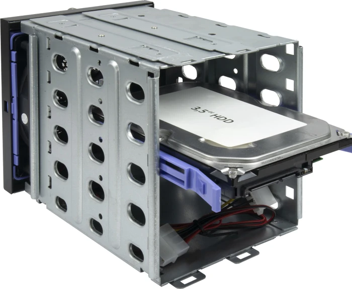 Inter-Tech 3U-30765, grau/schwarz, 3HE, ATX