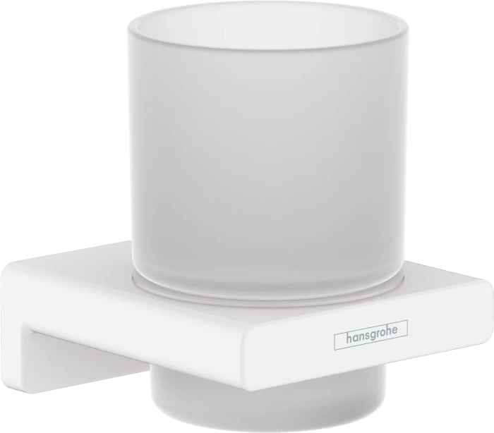 Hansgrohe AddStoris Zahnbürstenbecher mit Halter