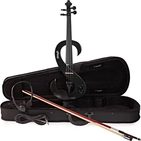 Stagg EVN 4/4 MBK metallic-schwarz