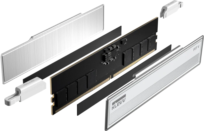 Klevv Fit V Ceramic White UDIMM 32GB Kit, DDR5-6000, CL28-36-36-76