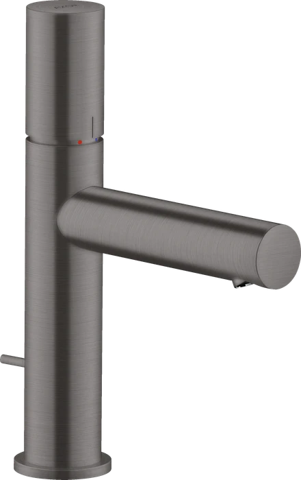 Hansgrohe Axor Uno Waschbeckenarmatur 110 mit Zerogriff und Zugstangen-Ablaufgarnitur brushed black chrome