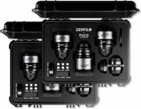 DZOFilm Pavo 2x Anamorphic 28/32/40/55/75/100mm Blue Flare imperial 6-Lens Set für PL