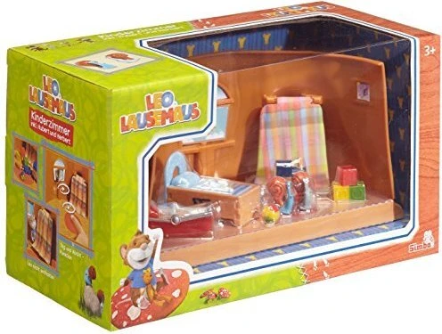 Simba Toys Leo Lausemaus - Kinderzimmer mit Hubert + Herbert