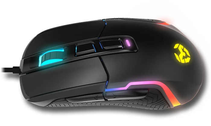 Krom Kick RGB Advanced Gaming Mouse, schwarz, USB