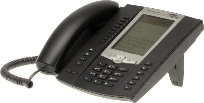 Aastra DeTeWe Openphone 75 / 6775 Systemtelefon schwarz