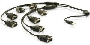 DeLOCK USB 2.0 auf 8-port seriell Adapter DB9