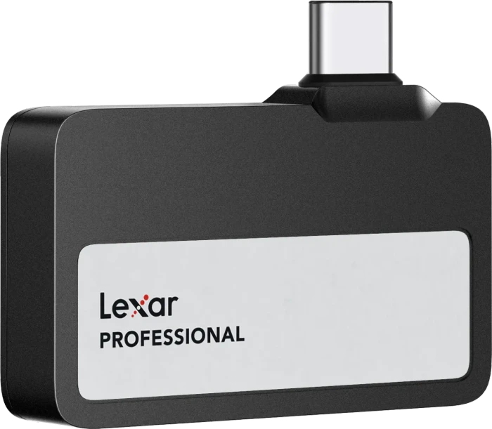 Lexar Professional Go Portable SSD (SL400), schwarz, 2TB, USB-C 3.2