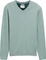 Tom Tailor Strickpullover mit V-Ausschnitt aus Baumwolle Strickpullover dark smoke green melange (Herren) Vorschaubild
