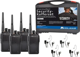Midland G15 Pro Security-Kofferset inkl. MA 31-M, 4er-Pack