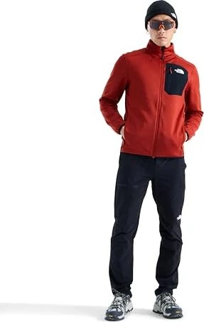 The North Face Crest Full Zip Fleece Jacke iron clay/tnf black (Herren)
