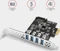 Axagon 4x USB-A 3.0, PCIe 2.0 x1 Vorschaubild
