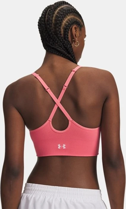 Under Armour Vanish Seamless Low Sport-BH bittersweet pink/white (Damen)