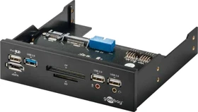 Wentronic Multi-Slot-Cardreader, USB 3.0 19-Pin Stiftsockel [Buchse]