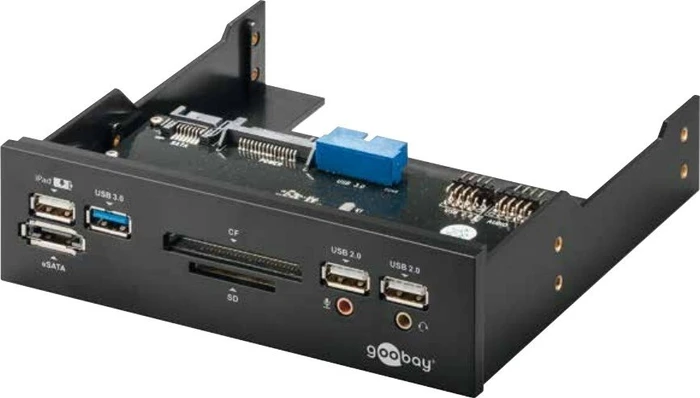 Wentronic Multi-Slot-Cardreader, USB 3.0 19-Pin Stiftsockel [Buchse]