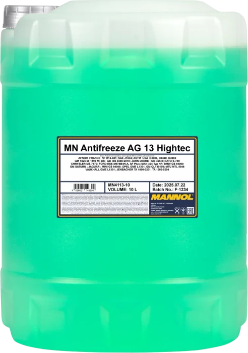 Mannol Antifreeze AG13 Hightec 10l (MN4113-10)