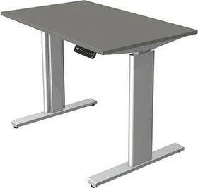 Kerkmann Move 3 elektrisch höhenverstellbarer Sitz-Steh-Schreibtisch 100x60cm graphit/silber