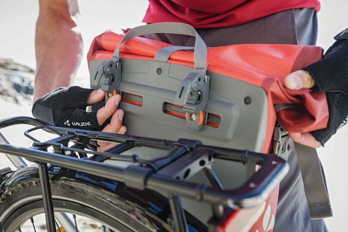 Vaude Aqua Back Doppeltasche Gepäcktasche fango