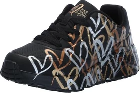 Skechers x JGoldcrown Uno Lite - Metallic Love schwarz/mehrfarbig (Junior)