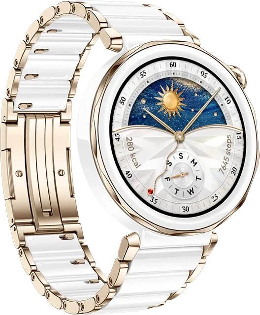 Huawei Watch GT 5 Pro 42mm keramikweiß
